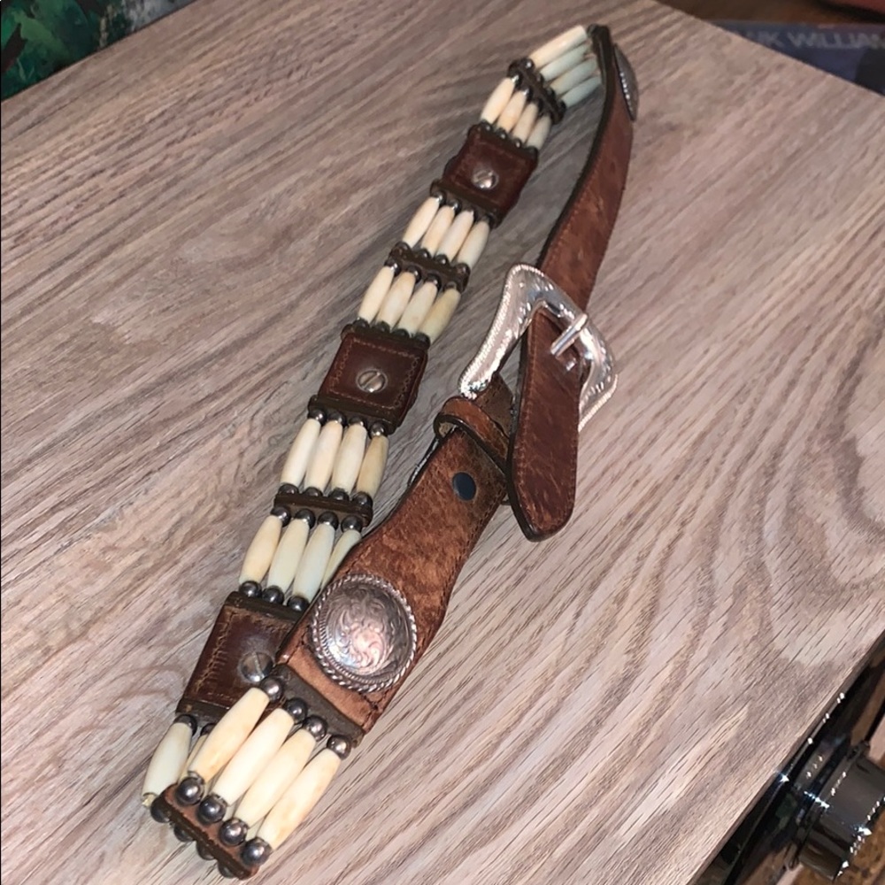 Small Concho Beaded Belt - Picture 4 of 4